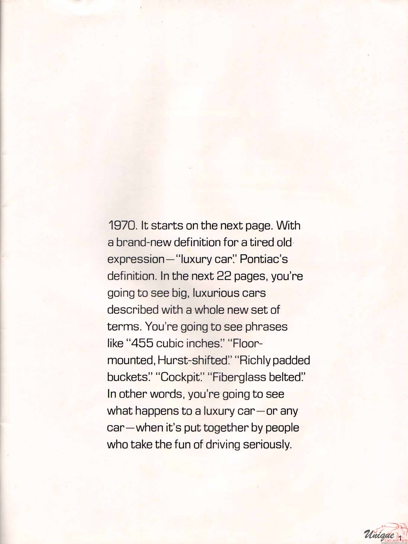 1970 Pontiac Full-Line Prestige Brochure Page 12